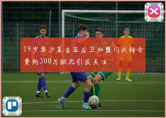 19岁华沙莱吉亚后卫加盟门兴转会费约300万欧元引发关注